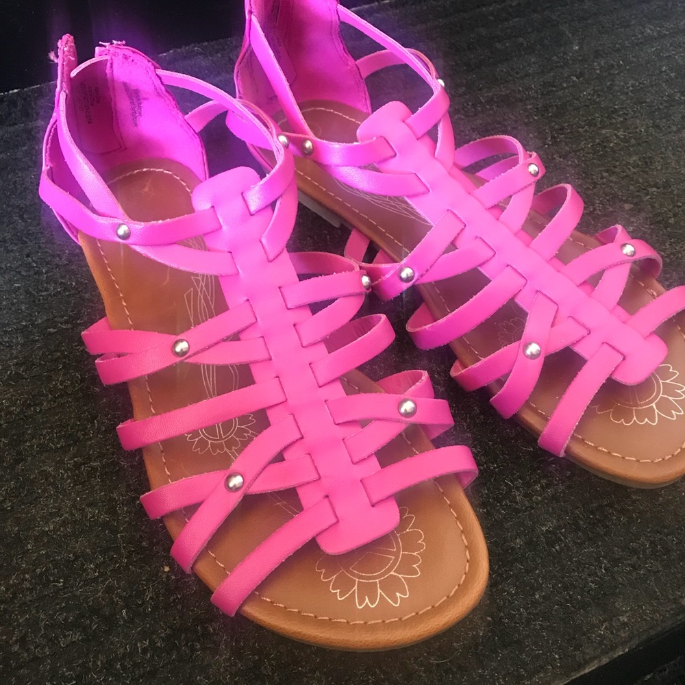 Pink sandals